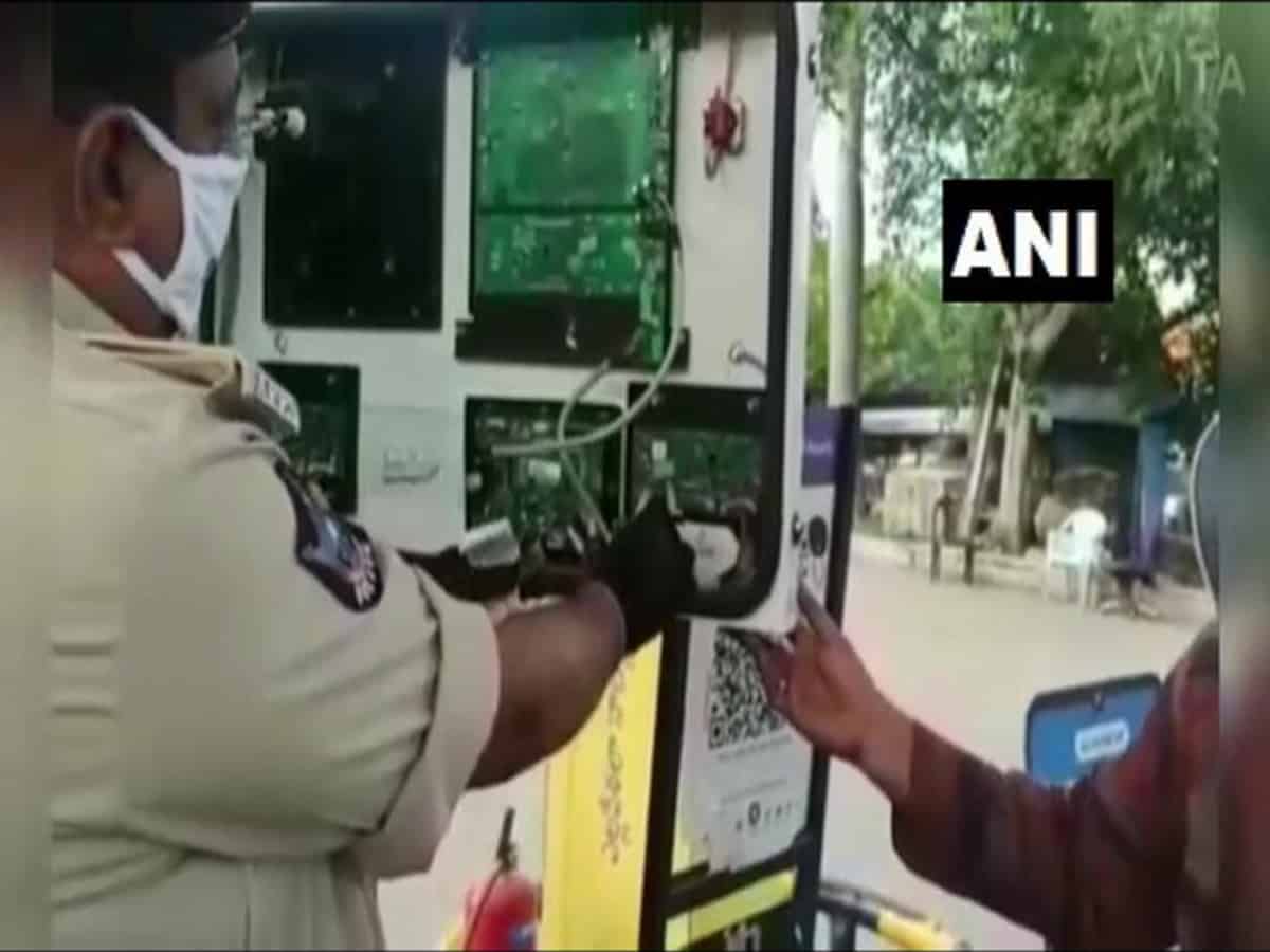 Andhra petrol pump booked for tampering kiosks to cheat customers