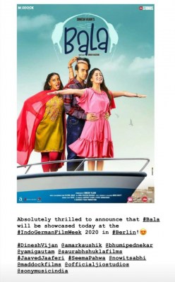 Ayushmann on screening of 'Bala' at Indo-German Film Week