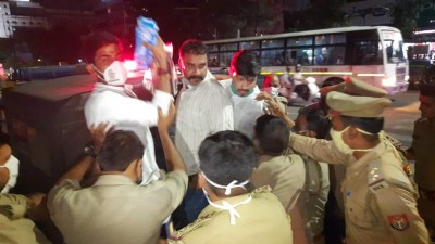 Congress protest thwarted by police in Lucknow