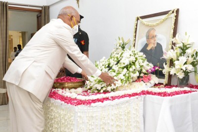 Kovind, Modi pay floral tributes to Ex-Prez Pranab Mukherjee