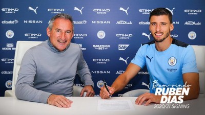 Manchester City complete signing of Ruben Dias from Benfica