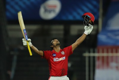 Mayank Agarwal scores maiden IPL ton