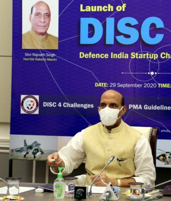 Rajnath launches startup challenge to promote self-reliance in defence sector