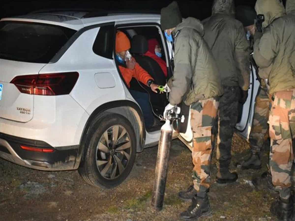 Indian Army rescues three Chinese nationals who lost their way in North Sikkim
