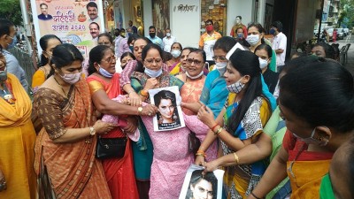 Shiv Sena activists protest against Kangana across Mumbai, actress reacts