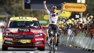 Tour de France: Switzerland's Marc Hirschi wins Stage 12
