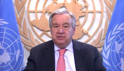 UN chief urges int'l community to come together to defeat COVID-19