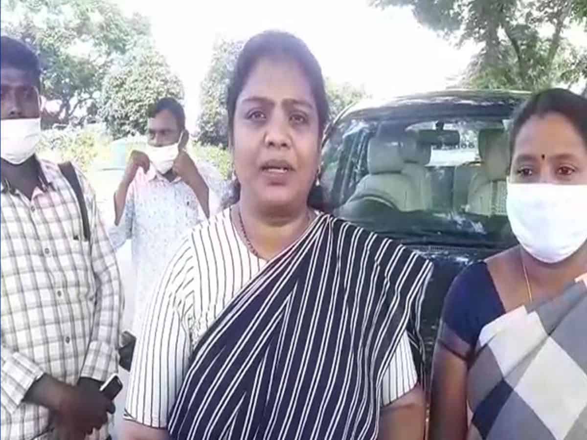 Andhra Pradesh: Police detain former TDP MLA Tangirala Soumya in Vijayawada
