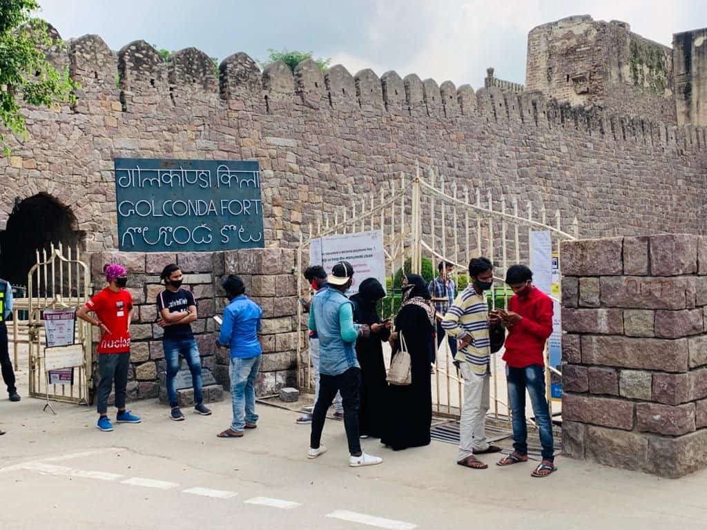 Visitors flock to historic Golconda fort in Hyderabad, After re-opening