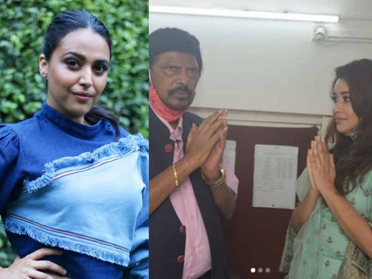 Swara Bhasker said that would have been great if Ramdas Athawale had extended the same support to the Hathras gang-rape victim