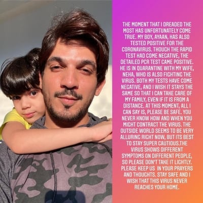 After wife, Ajrun Bijlani's son tests Covid positive