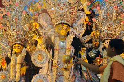 Amid Covid spread, rain dampens Durga Puja spirit in NE