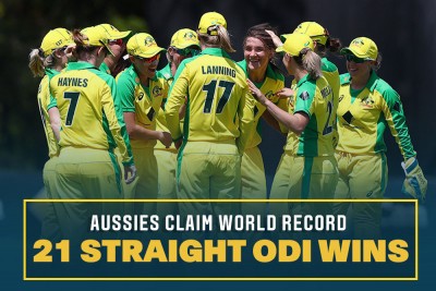 Australia women thrash White Ferns to secure record-equalling ODI win