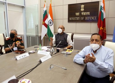 Defence Minister Rajnath hints at China-Pak collusive threat