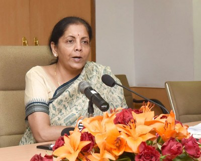 Economic growth in FY21 may be negative: Sitharaman