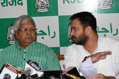Lalu's son Tejashwi trying to secure his own place under the sun