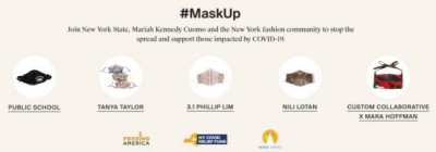 NY collaborates with firm, designers for fashion masks