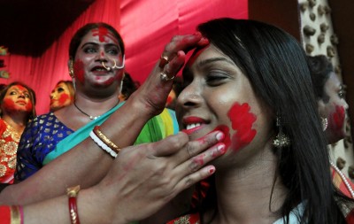 No 'Dhunuchi naach', no 'Sindur-khela' for Sonagachi sex workers this year