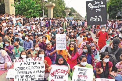 Protest march against rape from Dhaka to Noakhali on Oct 16