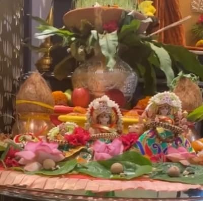 Shilpa Shetty shares glimpse of daughter's first Kanya Pooja