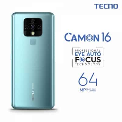 TECNO CAMON 16 with 64MP quad cam, Eye AF tech to launch on Oct 10