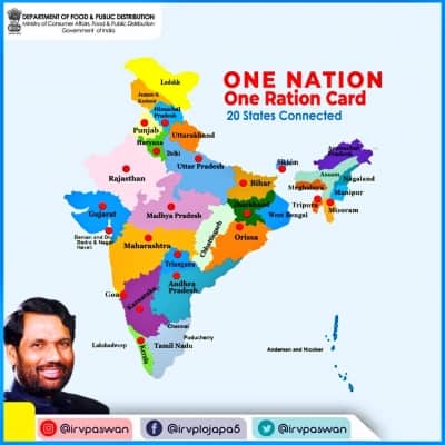 Tamil Nadu, Arunachal join One Nation One Ration Card scheme