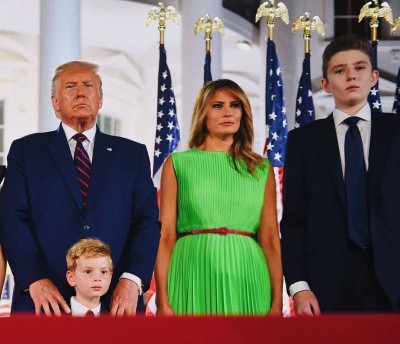 Trump's youngest son Barron had Covid-19, now tests negative