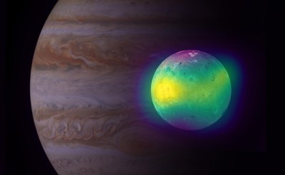 Volcanic activity effect spotted on Jupiter's moon Io