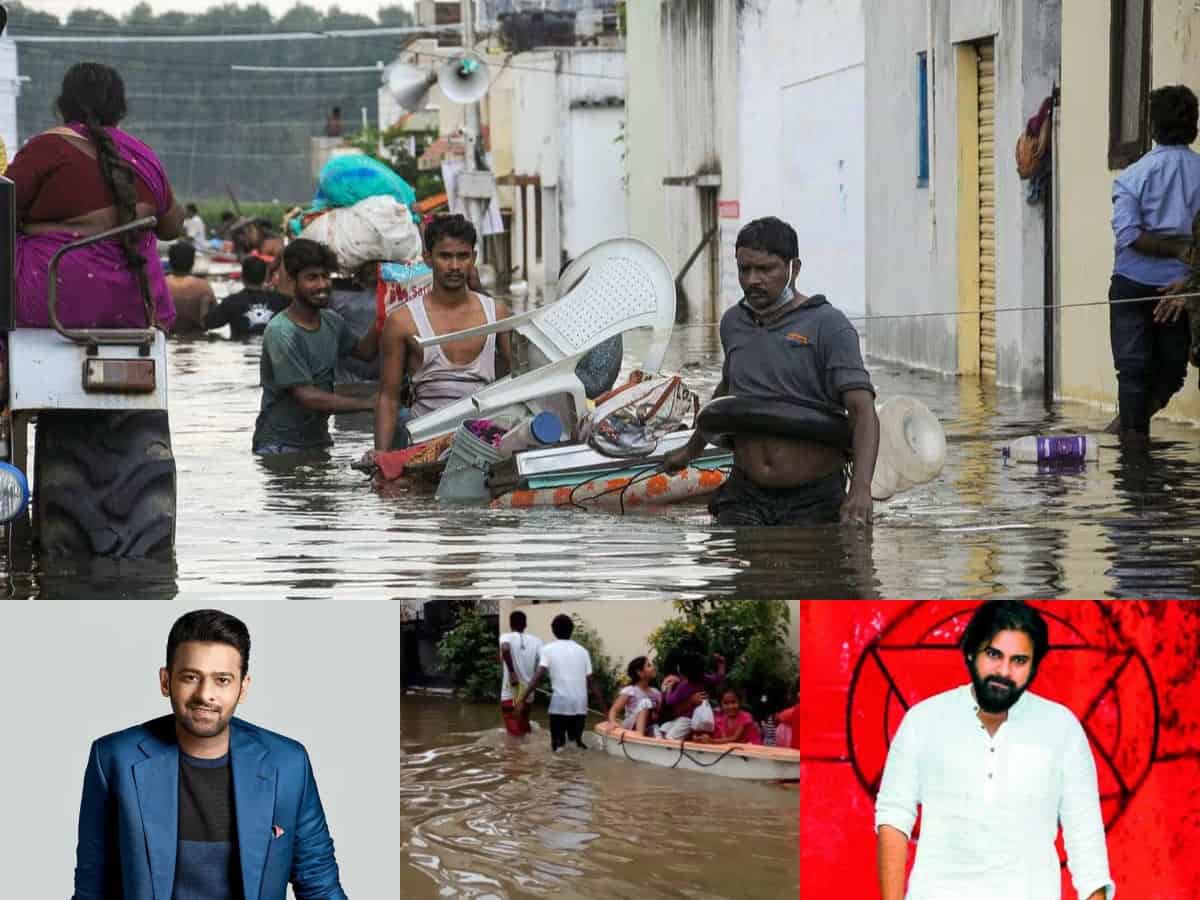 Prabhas, Pawan Kalyan donate big to Telangana CM Relief Fund