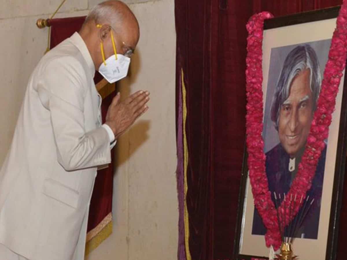 President pays tribute to Abdul Kalam on his birth anniversary