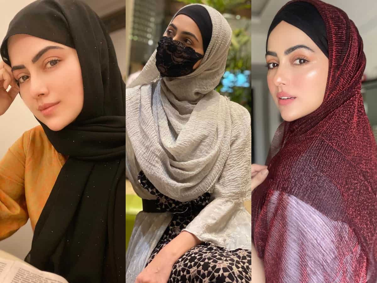 Seeking hijab inspiration? Check out beautiful styles donned by Sana Khan