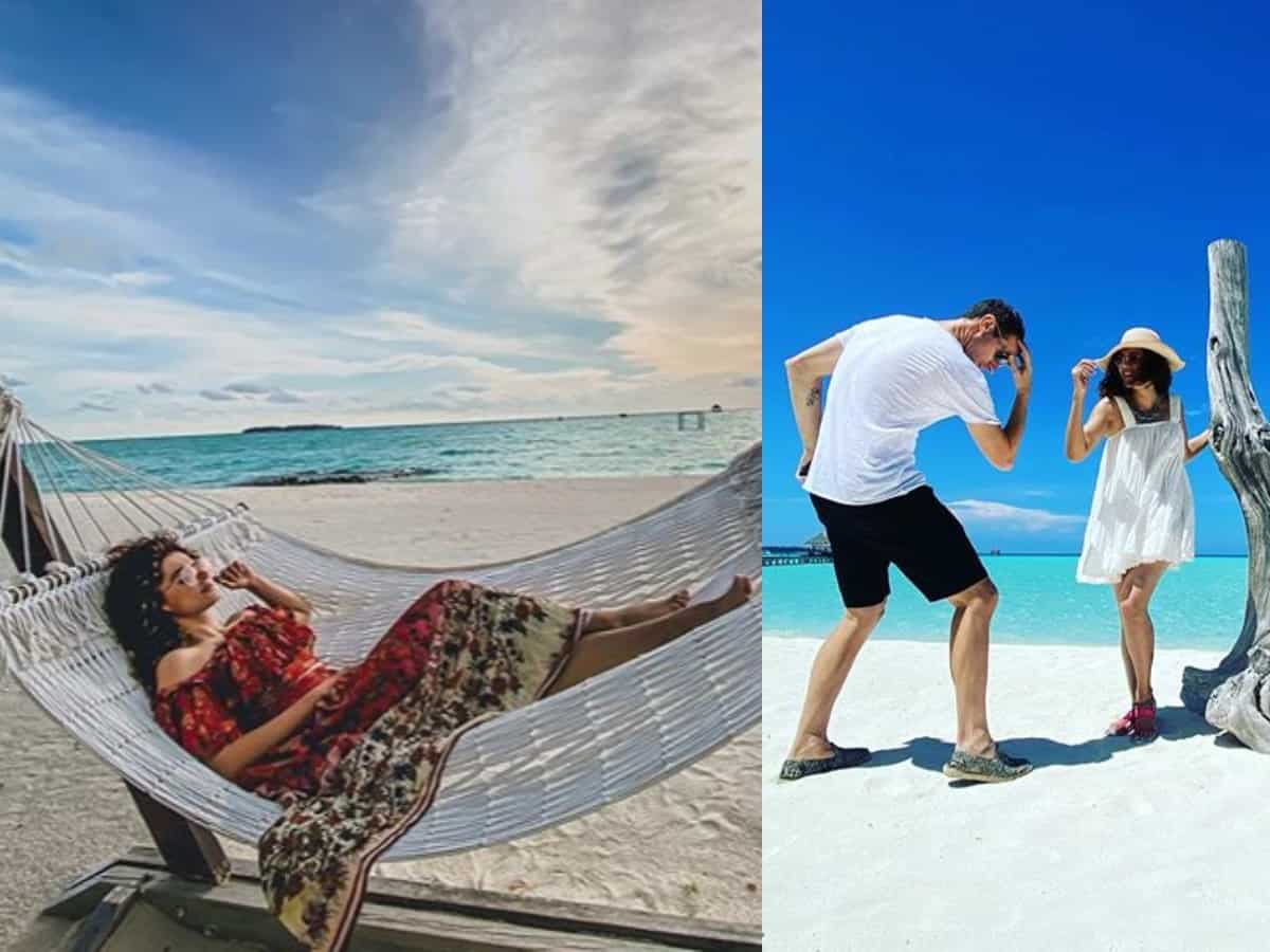 Memorable moments from Taapsee Pannu's Maldivian vacation!