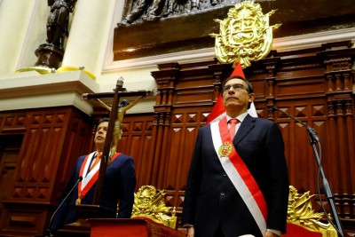 Peru Prez says to leave office, won't challenge removal vote (Ld)