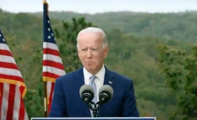 Biden wipes away tears during town hall with frontline workers