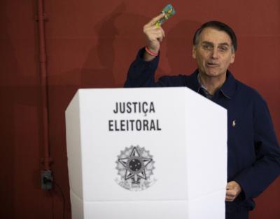 Bolsonaro votes in municipal polls