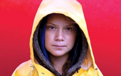 Greta Thunberg mocks Trump in his own words
