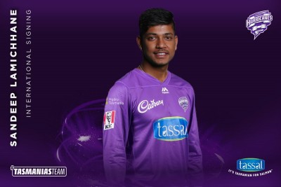 Lamichhane to play for Hobart Hurricanes in BBL 10