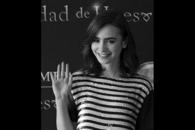 Lily Collins enjoys being a fiancee