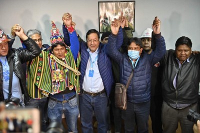 Luis Arce sworn in as Bolivia's new President
