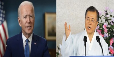 Moon, Biden to hold talks over phone soon: Official