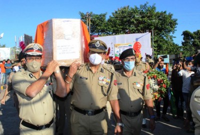 Tripura bids tearful adieu to BSF man killed in Kashmir