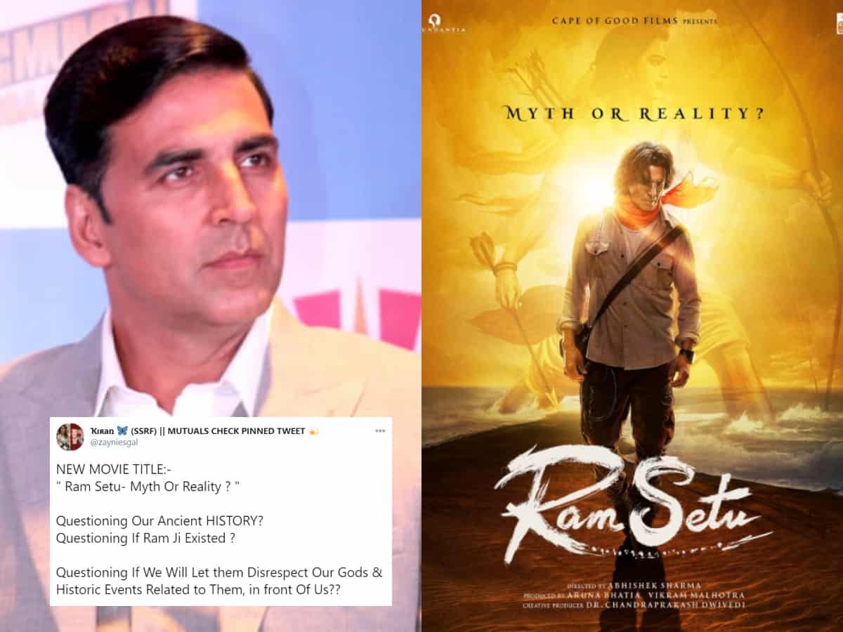 Akshay Kumar's Ram Setu criticised Over ‘Myth Or Reality' tagline