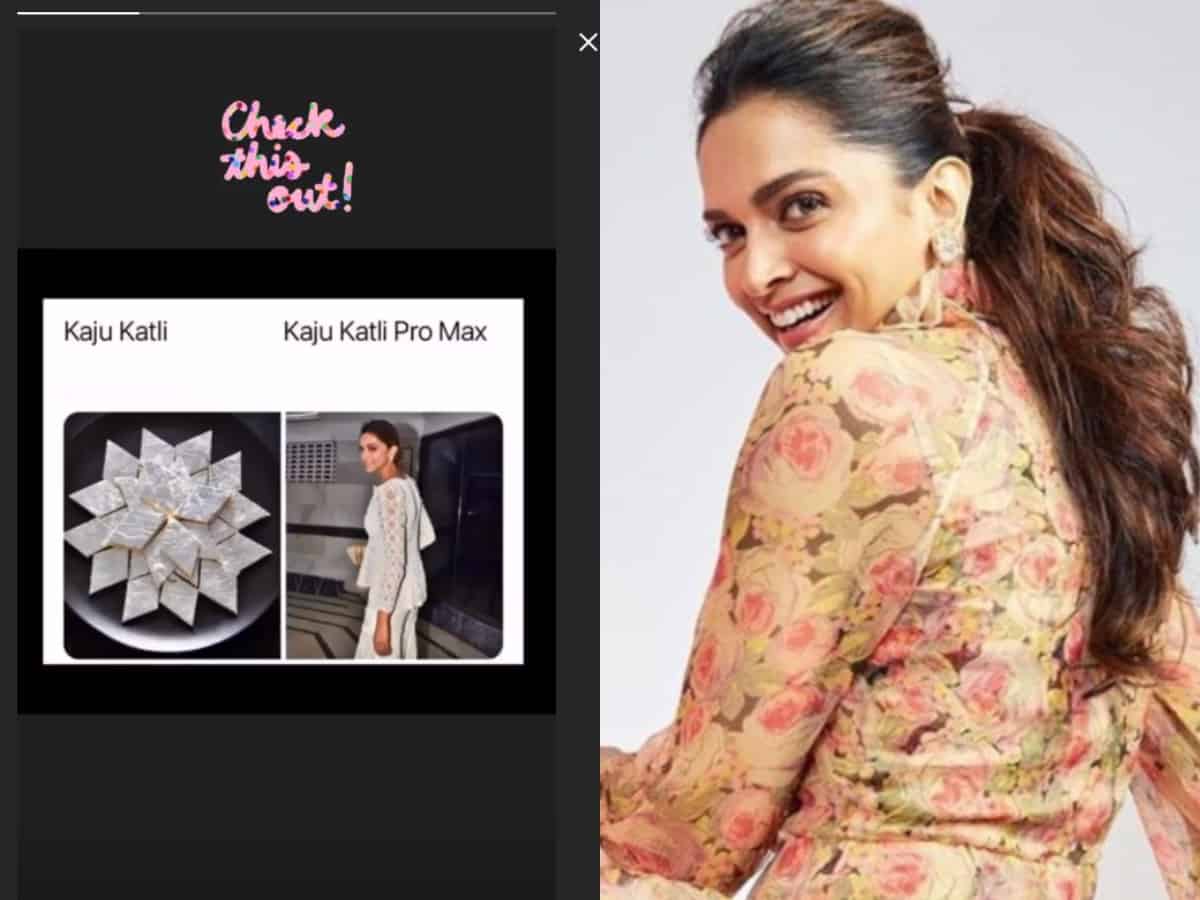 Monday Meme: Deepika Padukone compares her Diwali outfit to ‘kaju katli’