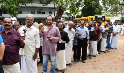 16% turnout in two hrs in 1st phase of Kerala local body polls