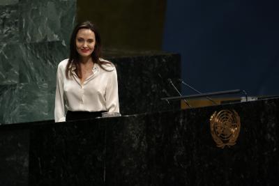 Angelina Jolie's message for victims of domestic abuse