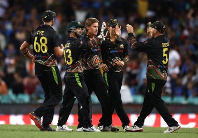 Aus register consolation win; India clinch T20 series 2-1 (Ld)