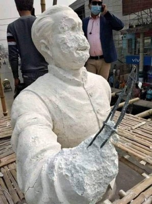 BNP chief, Tarique named in complaint over vandalism of Bangabandhu's sculpture