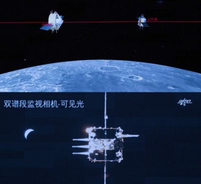 Chang'e-5 orbiter-returner enters Moon-Earth transfer orbit