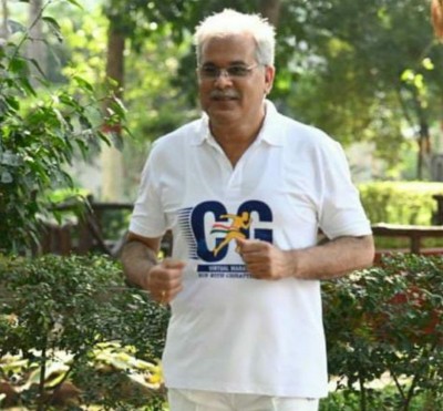 Chhattisgarh CM Baghel participates in virtual Marathon