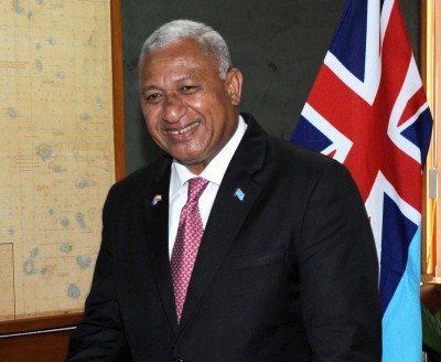 Fiji PM receives Champions of the Earth award